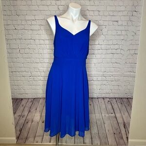 Dressever Electric Blue Dress Size L